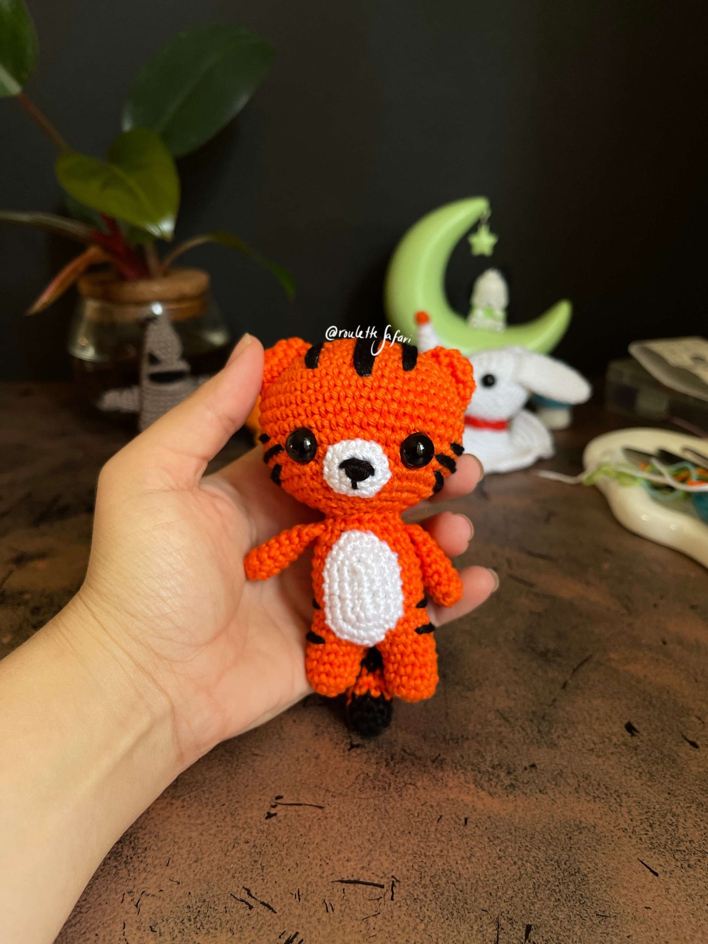 Crochet Amigurumi Tiger plush toy