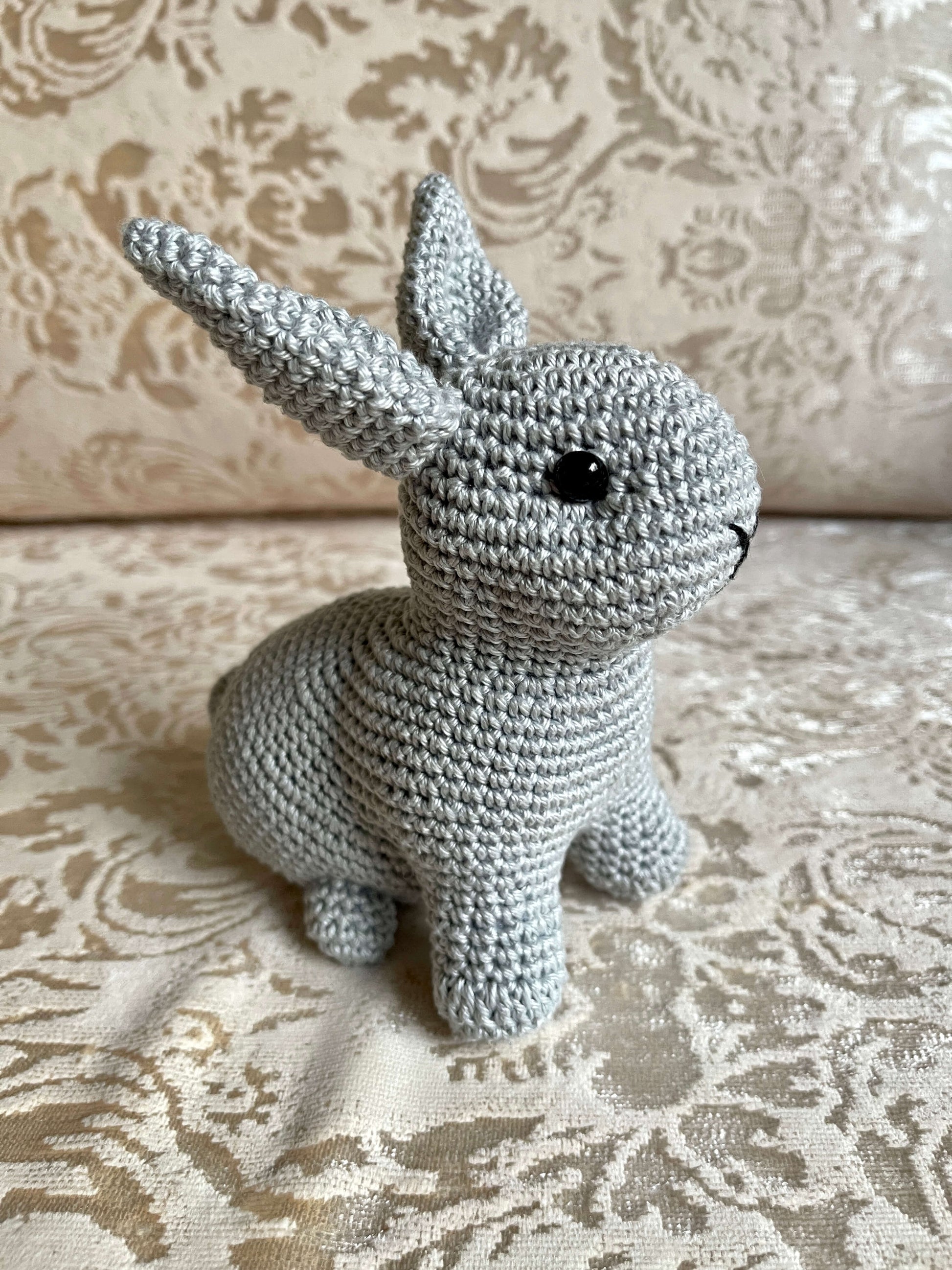 Crochet Amigurumi Real looking Bunny plush toy keychain