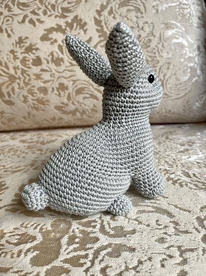 Crochet Amigurumi Real looking Bunny plush toy keychain