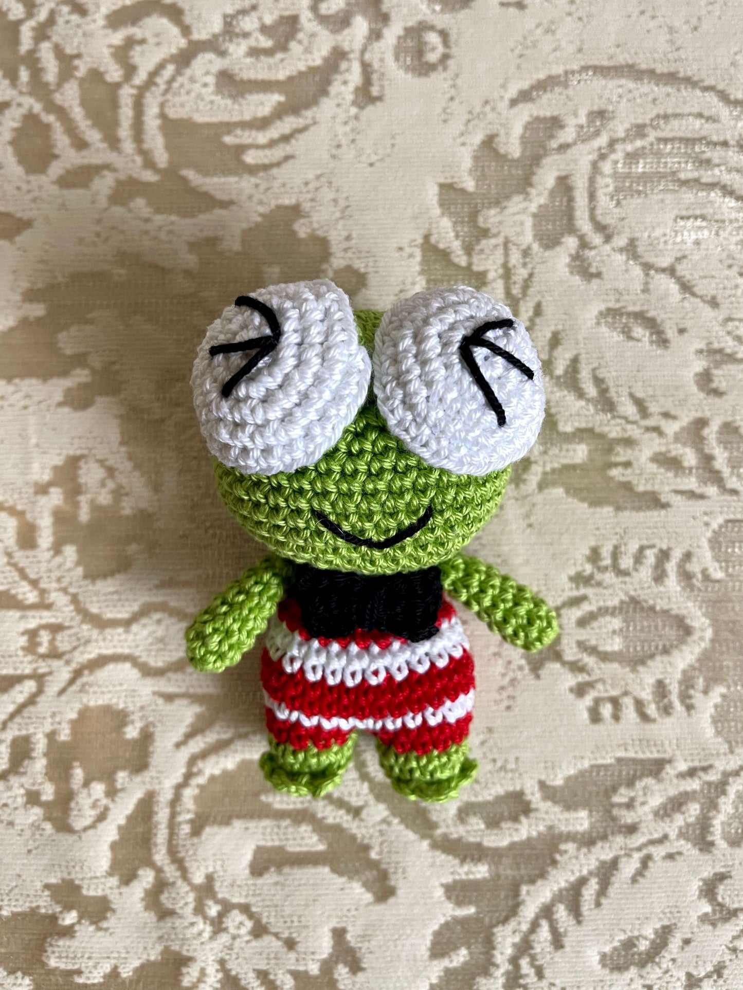 Crochet Amigurumi Keroppi plush toy Sanrio Characters keychain