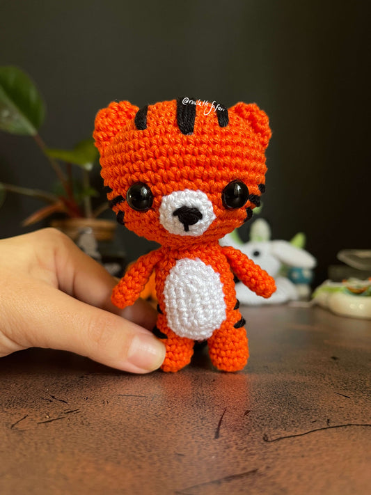 Crochet Amigurumi Tiger plush toy